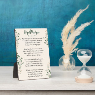 Plaque Annie Johnson Flint  - He Giveth More Grace