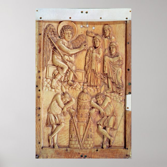 Plaque depicting the Holy Women at the Tomb Poster (Front)