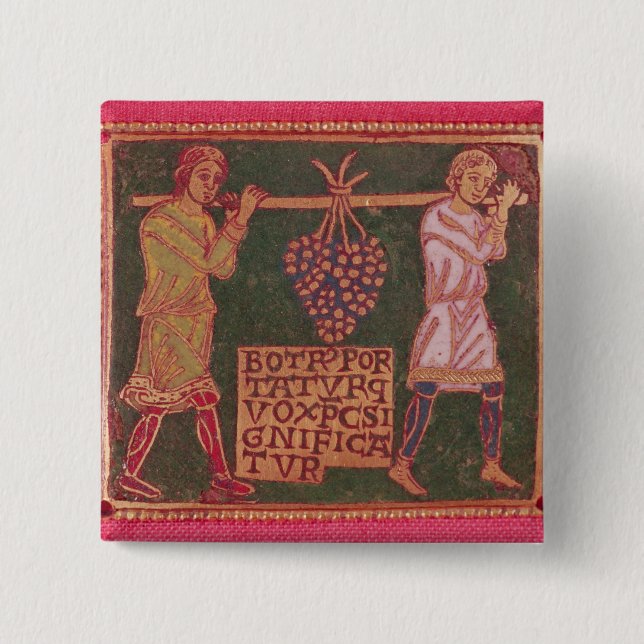Plaque from a cross 15 cm square badge (Front)