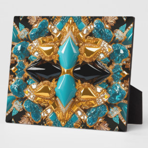 Plaque with Bahamas Colours Modern Design