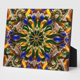 Plaque with Brazil Colours Modern Design