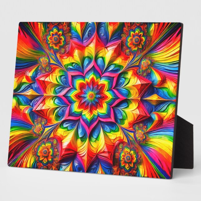 Plaque with LGBTQ Colours Modern Design (Side)