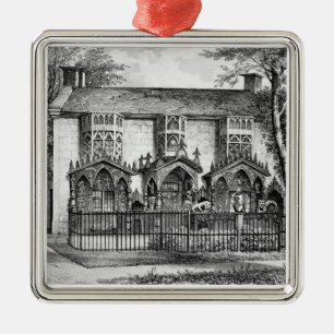 Plas Newyyd, near Llangollen, Wales, the seat of L Metal Tree Decoration