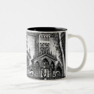 Plas Newyyd, near Llangollen, Wales, the seat of L Two-Tone Coffee Mug