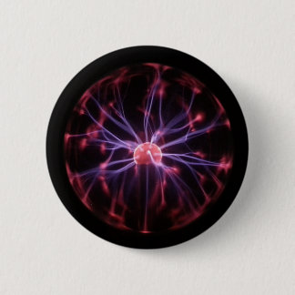 Plasma Ball 6 Cm Round Badge
