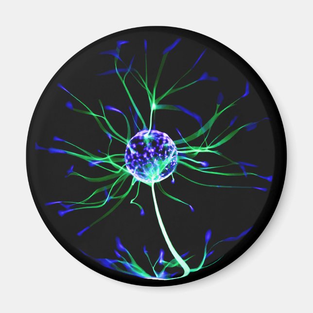 Plasma Ball - Sprout Magnet (Front)
