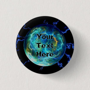 Plasma Electric 3 Cm Round Badge