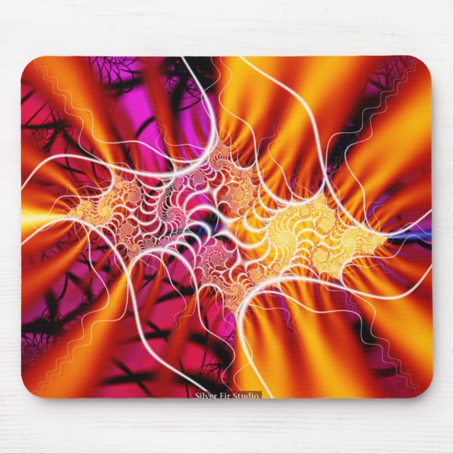 Plasma Filaments Mouse Mat (Front)