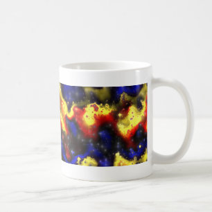 plasma fractal pattern coffee mug