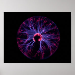 Plasma Lamp Poster