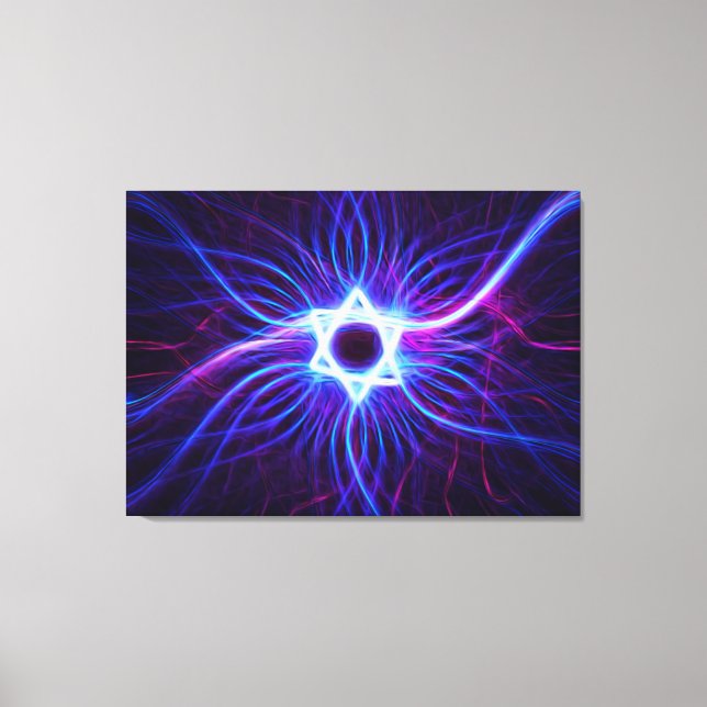 Plasma Magen Canvas Print (Front)