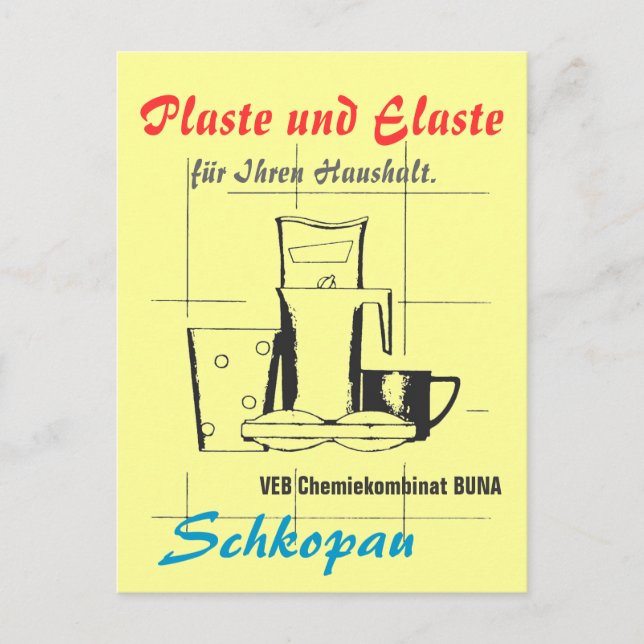 Plaste und Elaste DDR Postcard (Front)