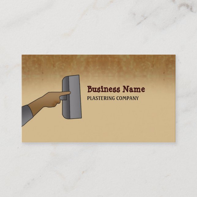 Plaster Business Cards (Front)