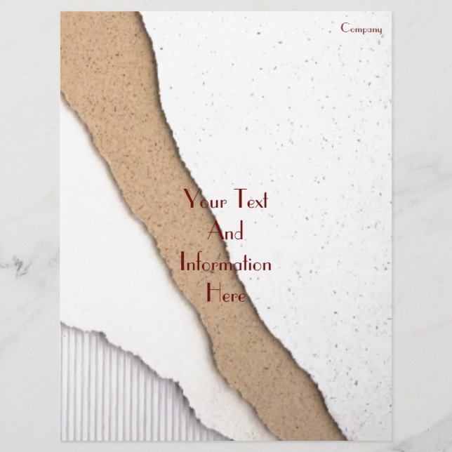 Plaster Coating Letterhead (Front)