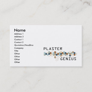 Plaster Genius Business Card