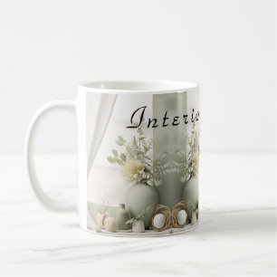 Plaster Rose Business ID Badge Coffee Mug