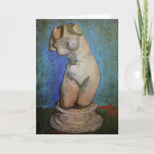 Plaster Statuette Female Torso by Vincent van Gogh Card
