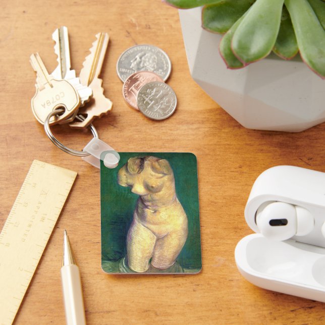 Plaster Statuette Female Torso by Vincent van Gogh Key Ring (Desk)