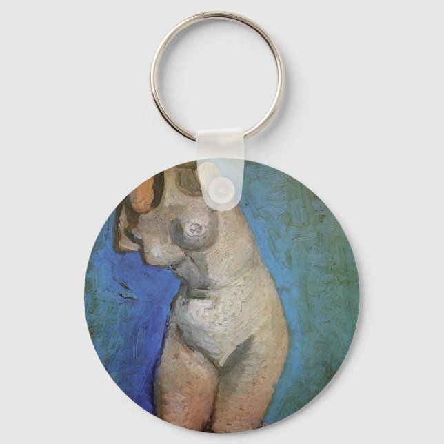 Plaster Statuette Female Torso by Vincent van Gogh Key Ring (Front)