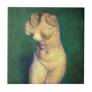 Plaster Statuette Female Torso by Vincent van Gogh Tile