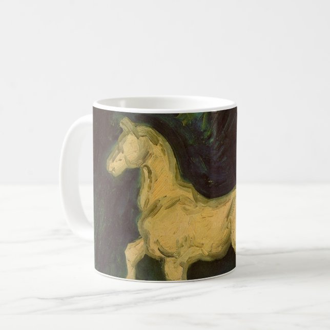 Plaster Statuette of a Horse by Vincent van Gogh Coffee Mug (Front Left)