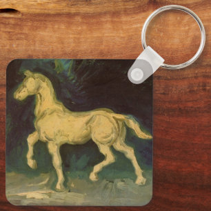 Plaster Statuette of a Horse by Vincent van Gogh Key Ring