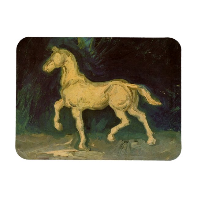 Plaster Statuette of a Horse by Vincent van Gogh Magnet (Horizontal)