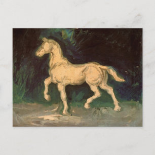 Plaster Statuette of Horse, Van Gogh Fine Art Postcard