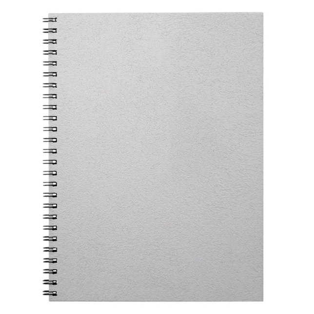 Plaster texture white housewall notebook (Front)