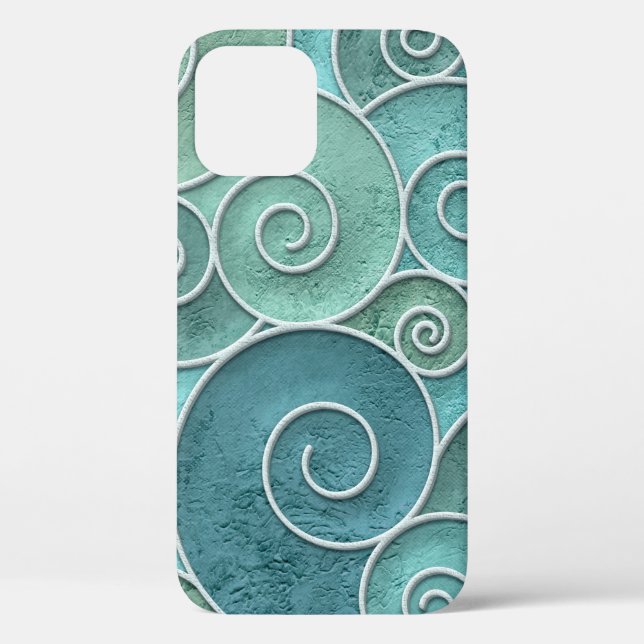 Plaster wall seamless texture with swirls pattern, Case-Mate iPhone case (Back)