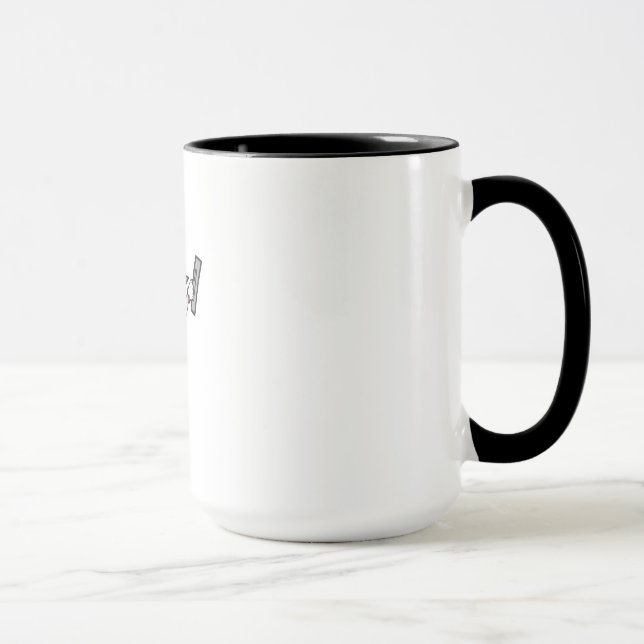 Plasterer Masonry Worker Trowel Cartoon Mug (Right)