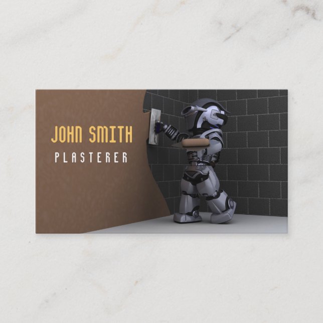 Plasterers Business Card (Front)