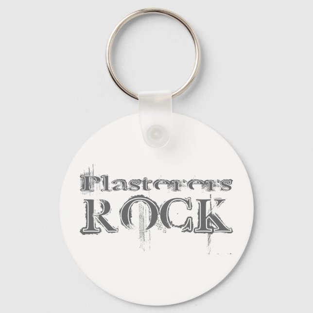 Plasterers Rock Key Ring (Front)