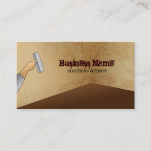 Plastering Company Business Cards