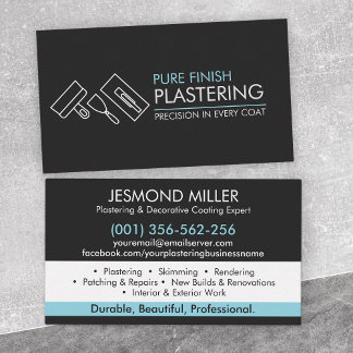 Plastering Services  Business Card