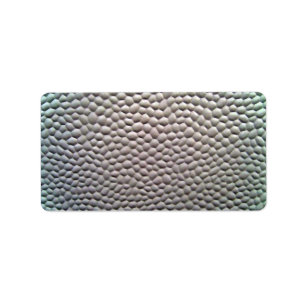 Plastic Bubbles Texture Label