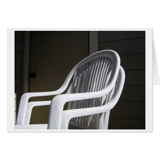 Plastic Chairs Coupled Card