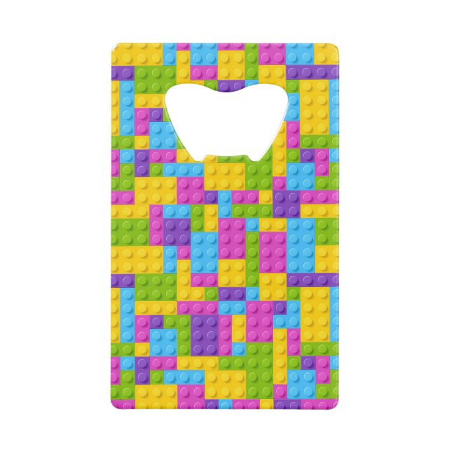 Plastic Construction Blocks Pattern (Front)