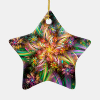Plastic Flower Spiral Ceramic Tree Decoration