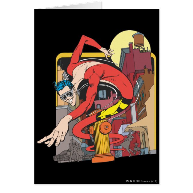 Plastic Man Shape-Shifts in the City (Front)