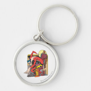 Plastic Man Shape-Shifts in the City Key Ring