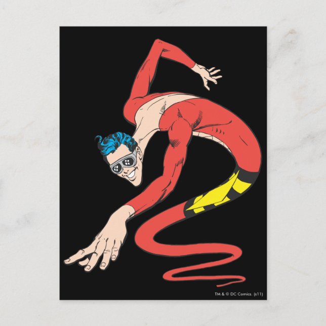 Plastic Man Shape-Shifts Postcard (Front)