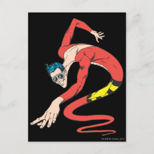 Plastic Man Shape-Shifts Postcard