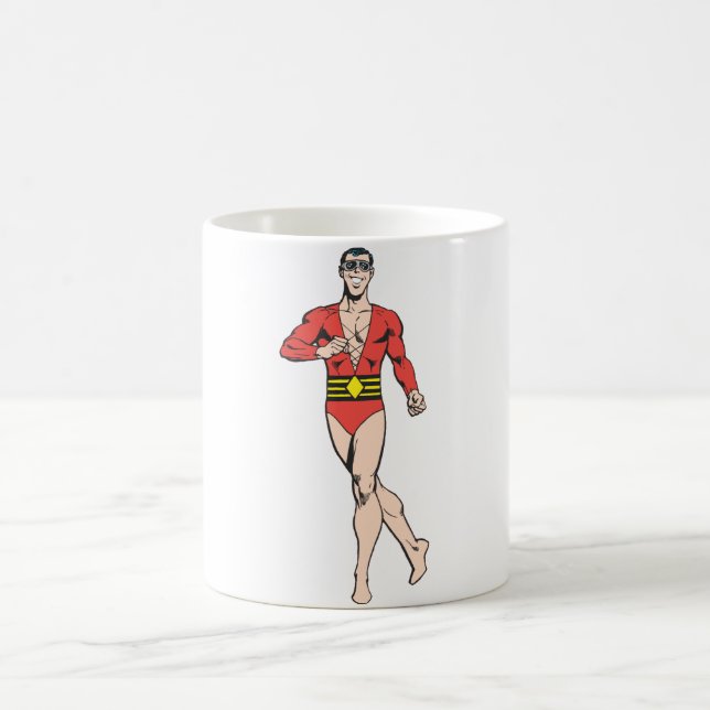 Plastic Man Stands Coffee Mug (Center)