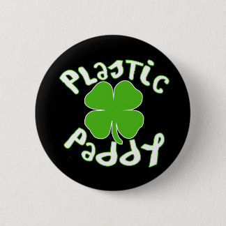 Plastic Paddy - St Patrick's Day 6 Cm Round Badge