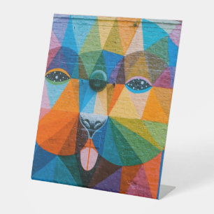 Plastic Pedestal Sign 10"X12"