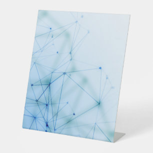 Plastic Pedestal Sign 10"X12"