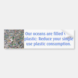Plastic Pollution Bumper Sticker