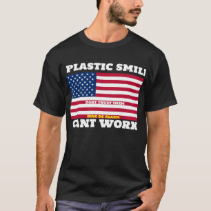 PLASTIC SMILE CANT WORK Basic Dark T-Shirt