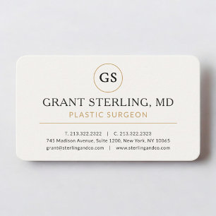 Plastic Surgeon Doctor Professional Business Card